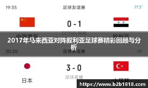 2017年马来西亚对阵叙利亚足球赛精彩回顾与分析